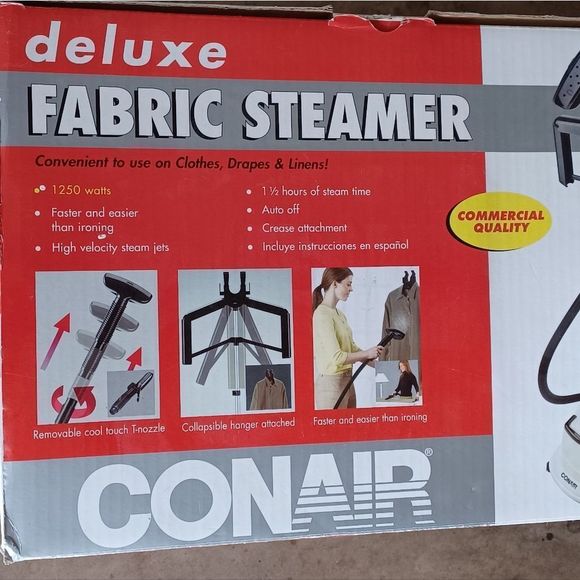 Conair deluxe fabric steamer nib - Picture 2 of 5